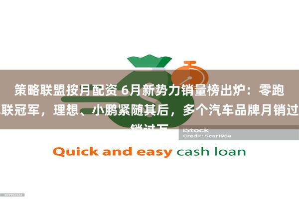 策略联盟按月配资 6月新势力销量榜出炉：零跑蝉联冠军，理想、小鹏紧随其后，多个汽车品牌月销过万