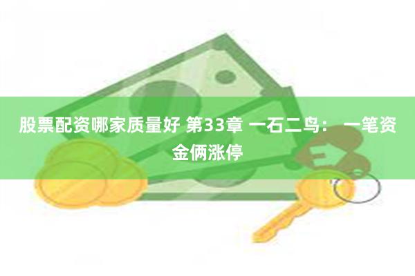 股票配资哪家质量好 第33章 一石二鸟： 一笔资金俩涨停