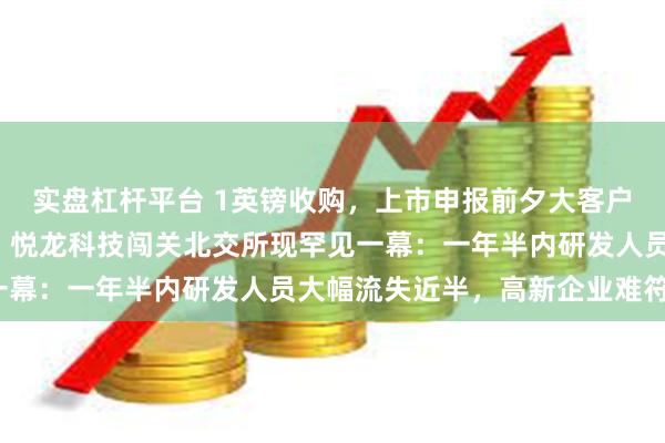实盘杠杆平台 1英镑收购，上市申报前夕大客户秒变“孙公司”留隐忧！悦龙科技闯关北交所现罕见一幕：一年半内研发人员大幅流失近半，高新企业难符实？